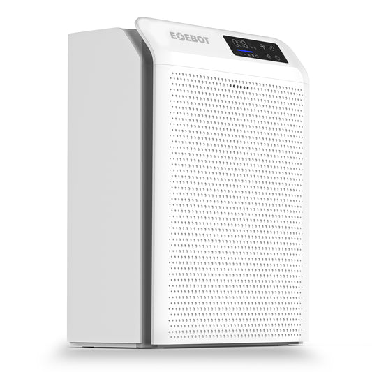 Air Purifiers for Home Large Room, Cover Up to 2,330 Ft² with True HEPA Filter & Washable Pre-Filter, Air Purifiers for Home Pets, Quiet Sleep Mode, Air Quality Monitor, Air Cleaner for Bedroom, Dorm Room, Pet Hair, Dust, Pollen, Smoke